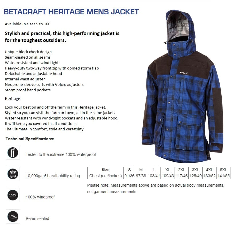 Heritage Mens Wear Header