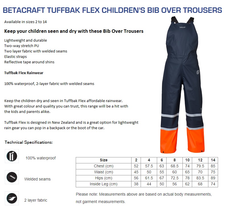 Betacraft Child Bib Overtrousers Header